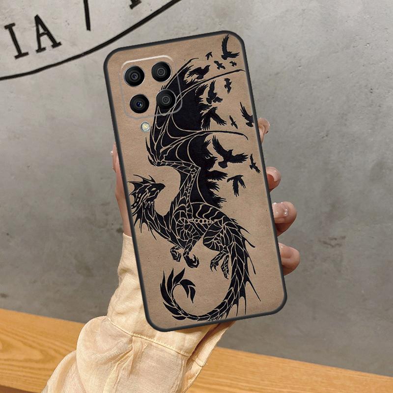 Чехол 'Дракон' Темная тема Для Samsung Galaxy M11 M31 M53 M33 M13 M15 M35 M55 M32 M16 M36 M56 M54 M20 M52 M34 M14
