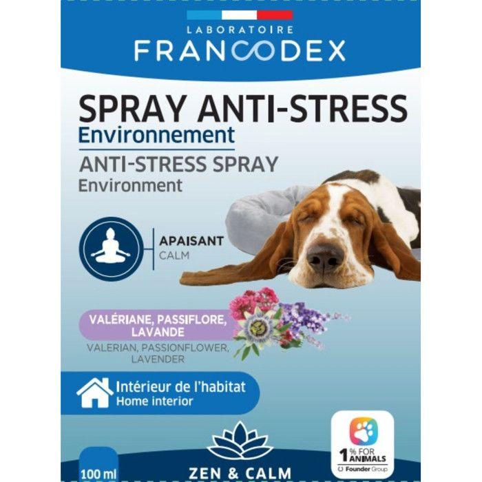 Spray Anti-Stress 100 ml Environnement pour chiots et chiens - Francodex