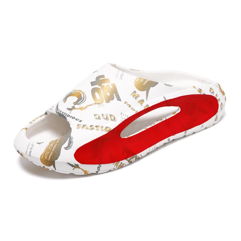 Модные мужские сандалии больших размеров, повседневные туфли на плоской подошве, нескользящие, модные летние новые мужские сандалии, пляжная обувь