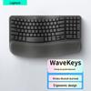 Эргономичная беспроводная клавиатура Logitech Wave Keys