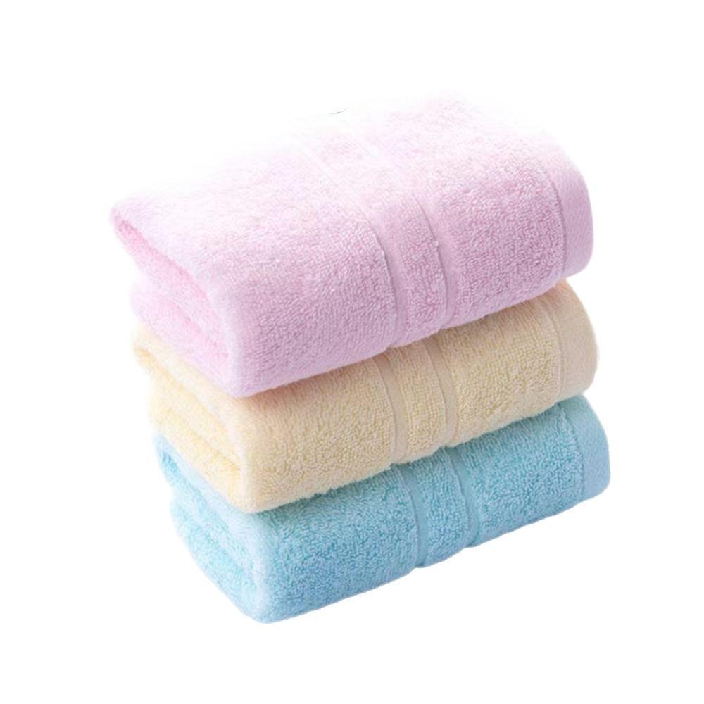 Jie Liya Soft Absorbent Lint-Free Pure Cotton Unisex Face Towel for Daily Use