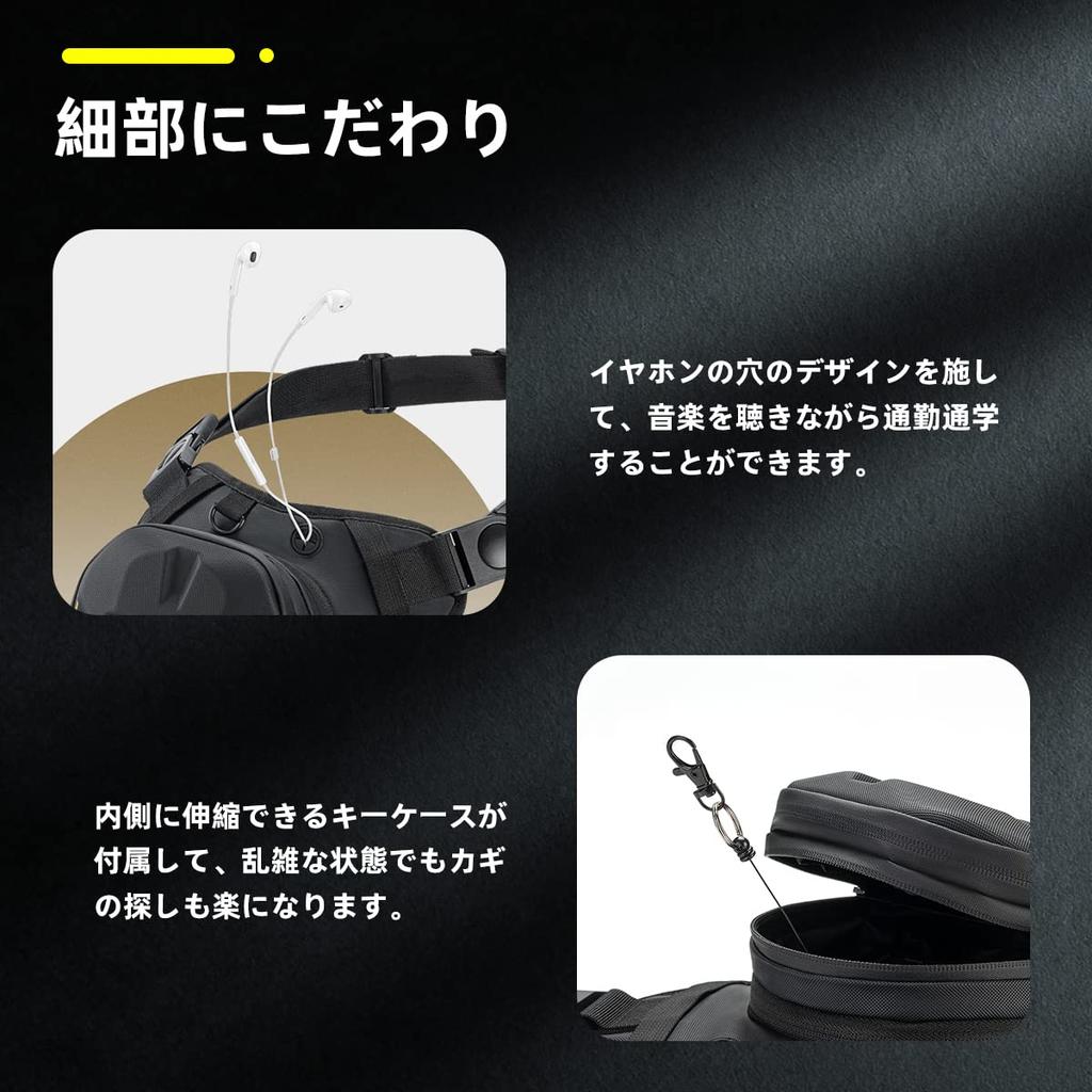 ROCKBROS Набедренная сумка через плечо Мотоциклетная на бак Поясная Жесткий корпус На бедро Большая Магнитная Регулируемый разделитель Многофункциональная и стильная Сумка на сиденье для мужчин и