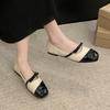Women's Flats 2025 Spring Patchwork Slip On Flat Shoes New Designer Bowtie Ballet Flats for Female Mary Janes Shoes