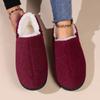 Winter Fur Collar Memory Foam Slippers: Cross-Border Comfort & Style