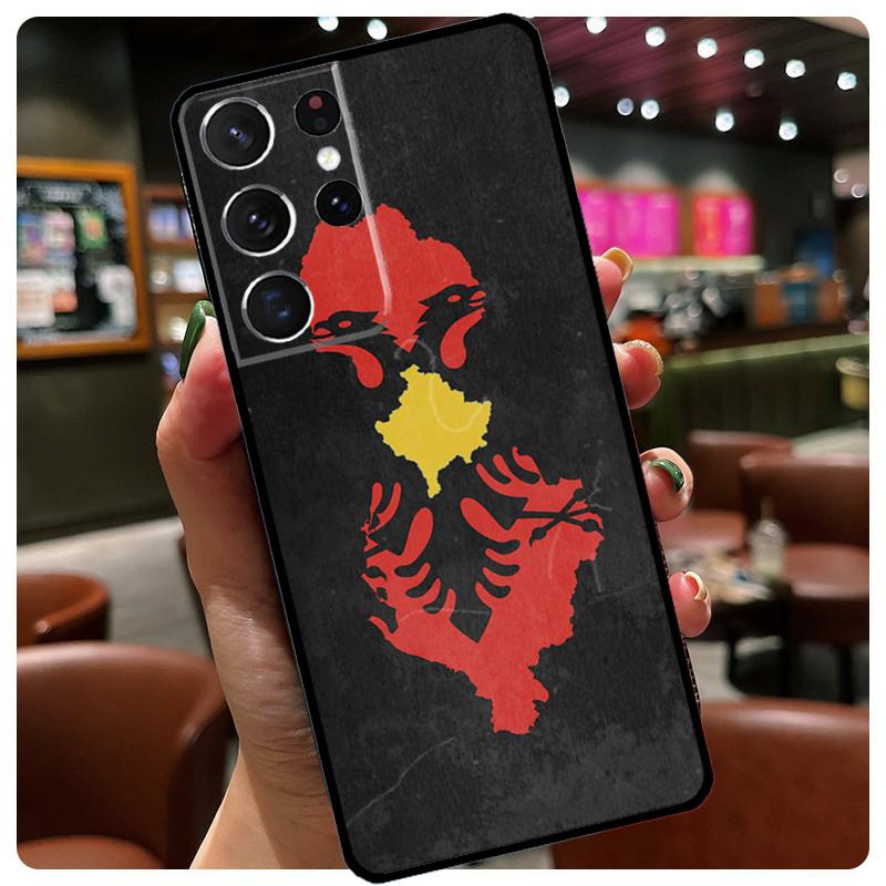 Чехол для телефона с флагом Косово для Samsung Galaxy S25 S24 S23 S22 S21 S20 Ultra S9 S10 Plus S25 FE S24 FE