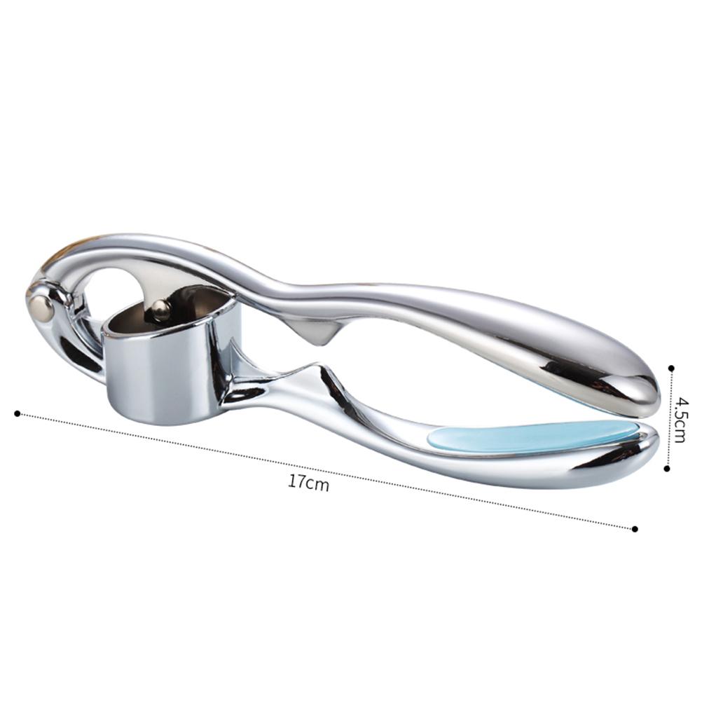 Чеснокодавилка из цинкового сплава с дугообразным дизайном, инструмент для легкого измельчения и выдавливания чеснока, измельчитель