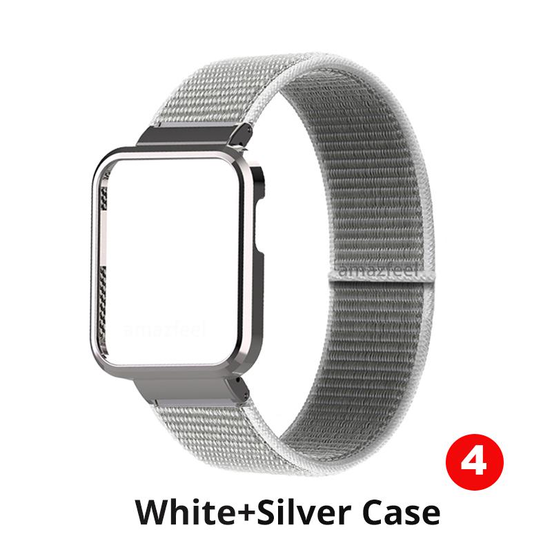 Нейлоновые браслеты для Xiaomi Mi Watch Lite, чехол-ремешок, металлический протектор для Redmi Watch 2 Lite/Mi Watch Lite, бампер Correa Band
