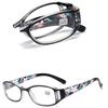 Zinc Zinc Alloy Elderly Reading Eyewear PC Anti Blu-ray Eyewear 3 Color Folding Presbyopic Glasses  Outdoor