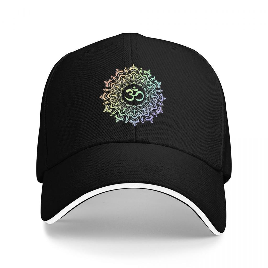 Om Yoga Lotus Flower Buddhist Lotus Meditation Baseball Caps Snapback Baseball Hats Breathable Casual Casquette for Unisex