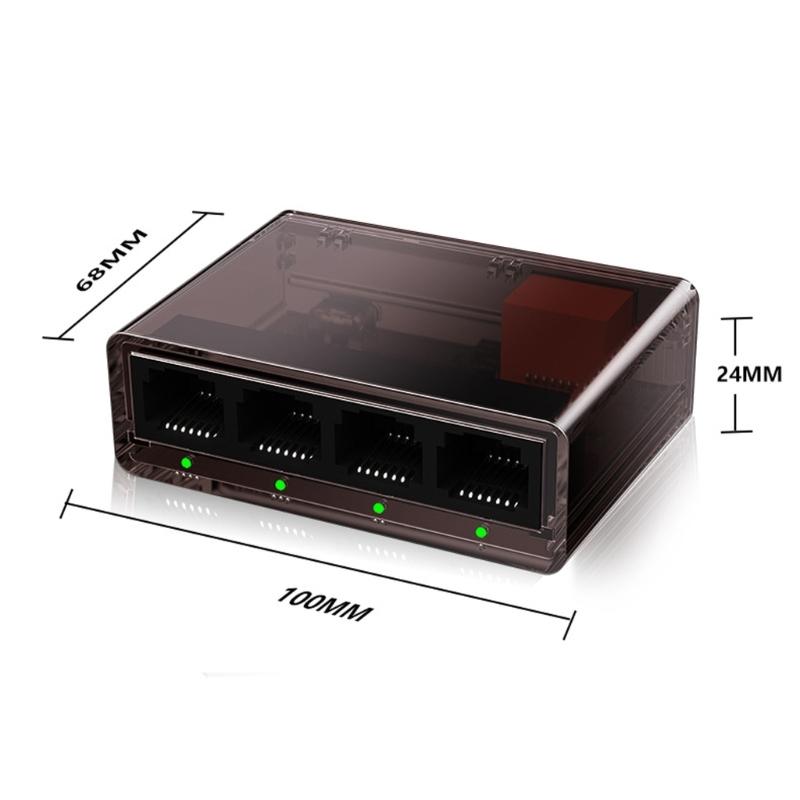 5-портовый Ethernet-коммутатор 10/100/1000 Мбит/с Гигабитный сетевой коммутатор Адаптер Дуплексный разветвитель Интернета Ethernet Интеллектуальный коммутатор