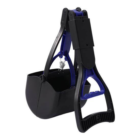 17.7" Dog Pooper Scooper Long Handle Folding Waste Pick Up Tool