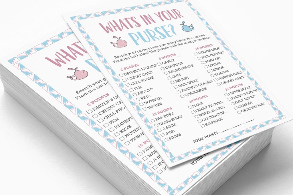 Inkdotpot 50 BabyA AlphabetA ABCA GameA Gender Reveal Baby Shower Game Ita s A Boy Ita s A Girl Party
