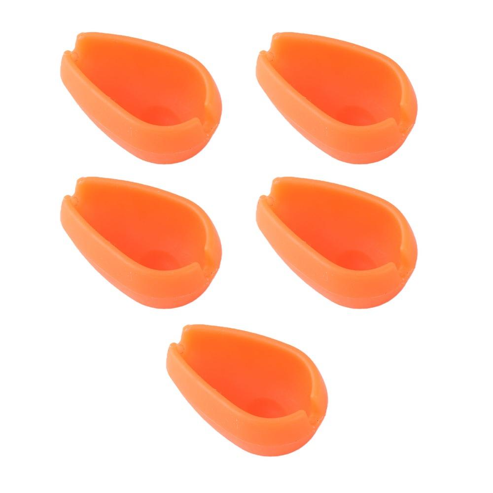 5PCS TPE Carp Bait Mould 63*43*28mm Bait Mould Portable Inline Feeder Mould Groundbait Tool
