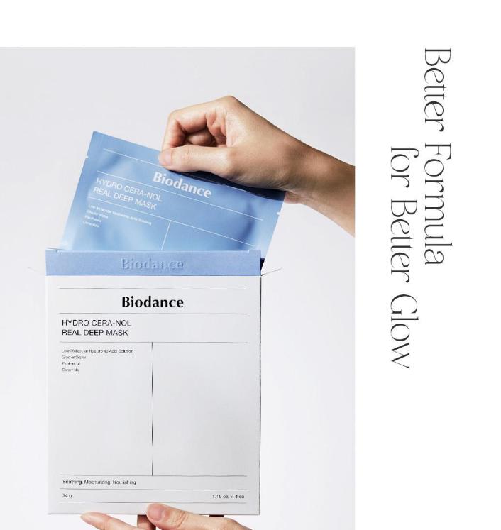 Biodance Hydro CeraNol Real Deep Mask Pack – Intensive Moisturizing Sheet Mask