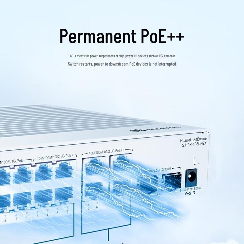 HUAWEI Kunling S310S-4P8UN2X PoE Network Switch