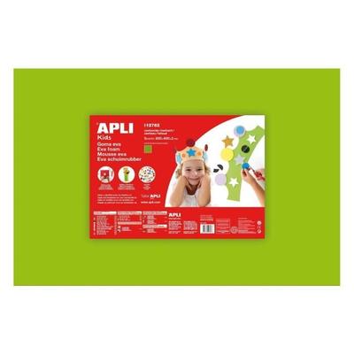 Apli 1 лист резиновой пены - светло-зеленого цвета