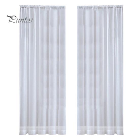 2 шт. оконная марля полупрозрачная декоративная дышащая пасторальная стильная штанга проходящая машинная стирка домашнее украшение оконная прозрачная занавеска бытовая