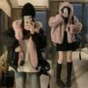 Double Sided Winter Coat Women Clothing Imitation Mink Fur Fur Hooded Cotton Jacket Female Warm Cotton-padded Clothes Outerwea