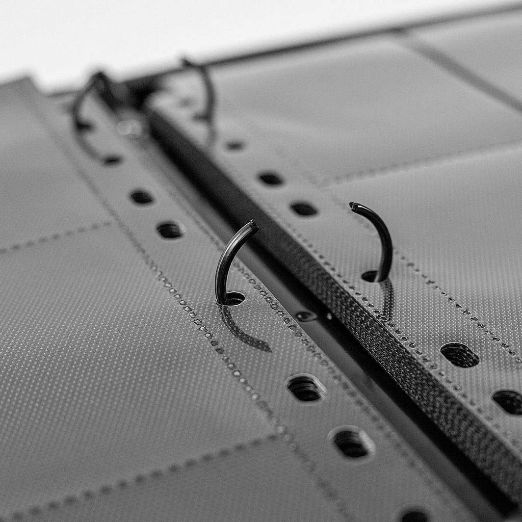 Файл для коллекционных карточек WISSUA Файл для карточек, совместимый с 2, 3, 4, 9-карманными картами и другими карманными размерами 18 карманов с обеих сторон 50 отверстий, отверстий, отверстий,