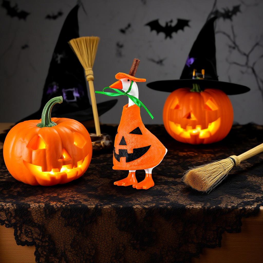 Halloween Porch Outfit Witch Clothes For High Cement Or Plastic Costume For Yard Outdoor Garden Patio Dress Up Concrete Statue Holiday Decor