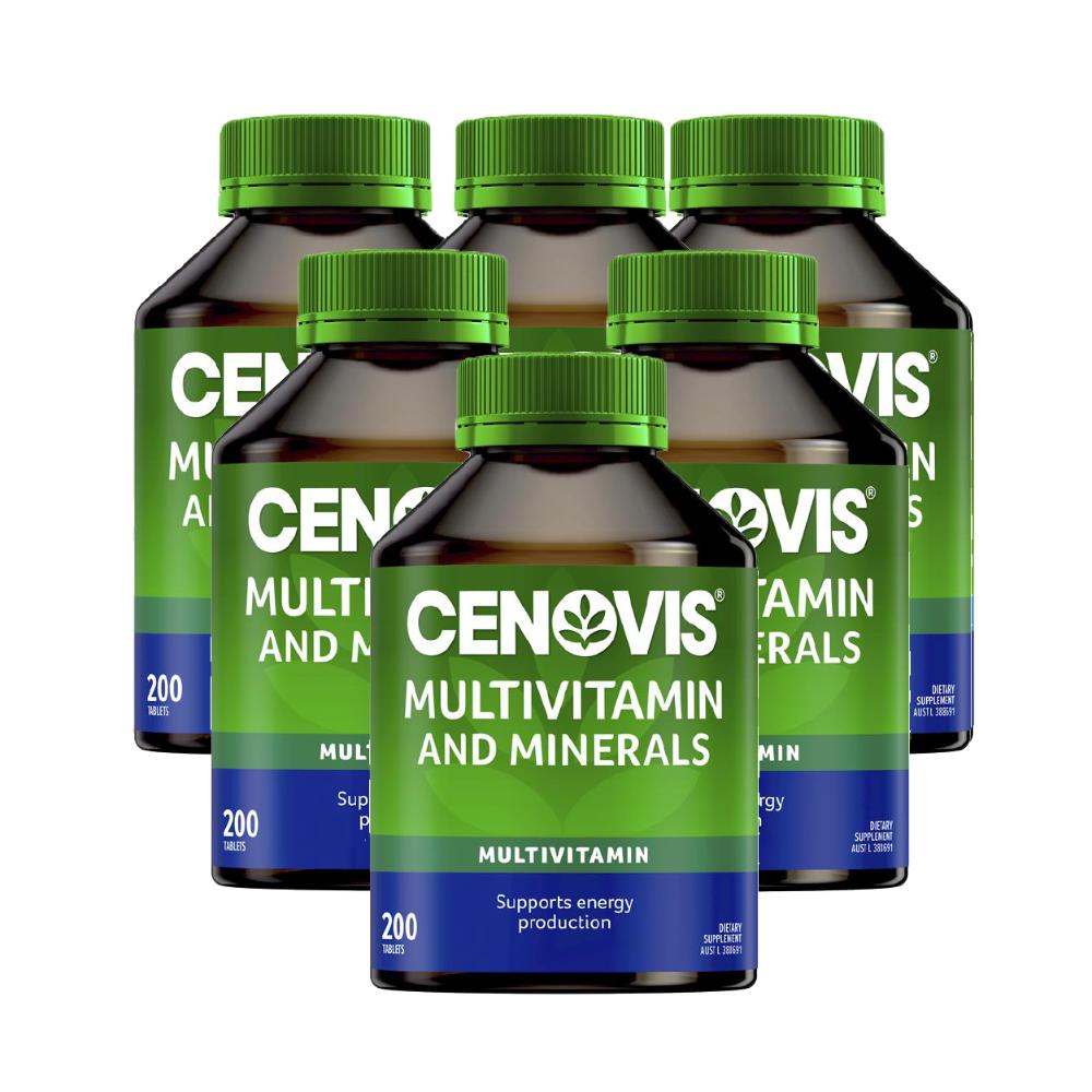 CENOVIS Multivitamin & Minerals 200 Tablets 6ea