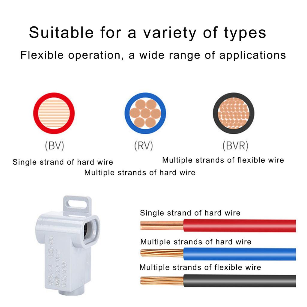 Проводной соединитель Разветвитель высокой мощности Быстрозажимные клеммные блоки для электрических кабелей Латунный быстрозажимной клеммный блок Соединитель для проводки