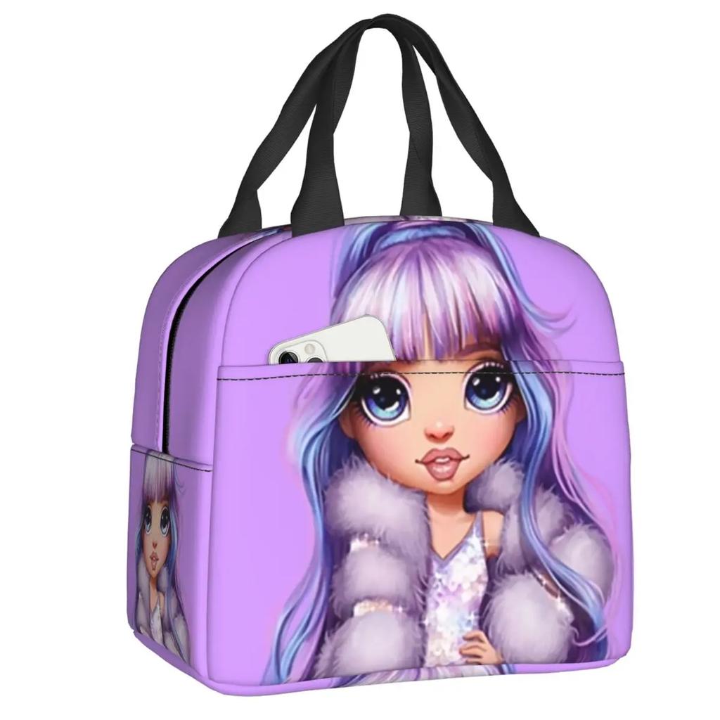 Сумка-тоут Rainbow High Insoled Lunch Tote для женщин Sunny Madison Portable Cooler Thermal Food Lunch Box Outdoor Camping Travel