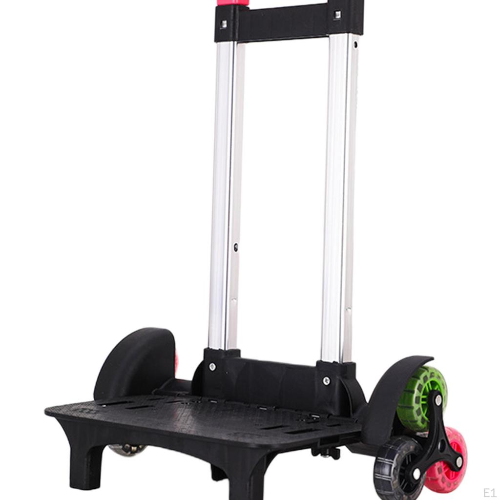 Рюкзак-тележка, подъемный механизм, складная ручная тележка, 6 колес, багажная тележка с колесами