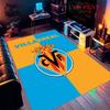 Villarreal logo Carpet Rug for Living Room Bedroom Home Sofa Decoration,Kids play Nonslip Floor Mat