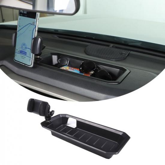 Dashboard Storage Box Phone Holder Accessories Tray For Toyota Tundra -24