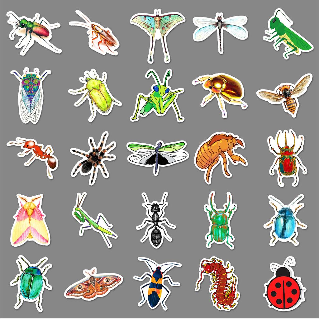 110 Insect Graffiti Personality Ladybug Children's Reward DIY Mobile Case Water Cup Luggage Stickers Waterproof