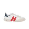 (w) 3r Sneakers White Red Grey