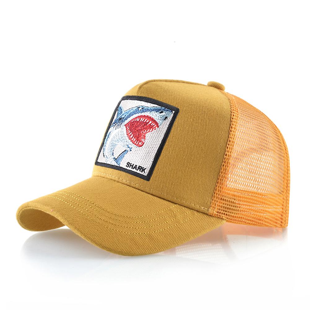 Кепка Тракер Четыре Сезона Мужская Женская Snapback Хип-Хоп Бейсболка С вышивкой скорпион нашивка Регулируемый козырек
