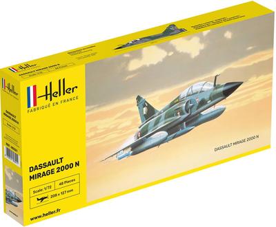 Platz Heller French Mirage 2000N Пластиковая модель HE80321 1/72