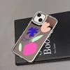 Mobile Phone Cases for iPhone 11 13 XR 15 Pro Max 12 14 Pro Max Case iPhone 16 XS Max Mirror Protective Case Mirror Exquisite Cartoon Waterproof