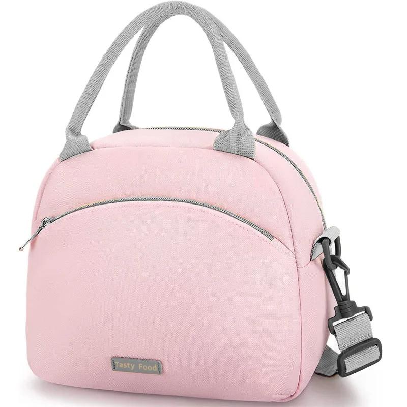 Lunch Carryall Women Insulated Messenger Carryall Men Water Resistant Lunch Cooler Carryall Insulated Lunch Box Lightweight Handbag Picnic Loncheras