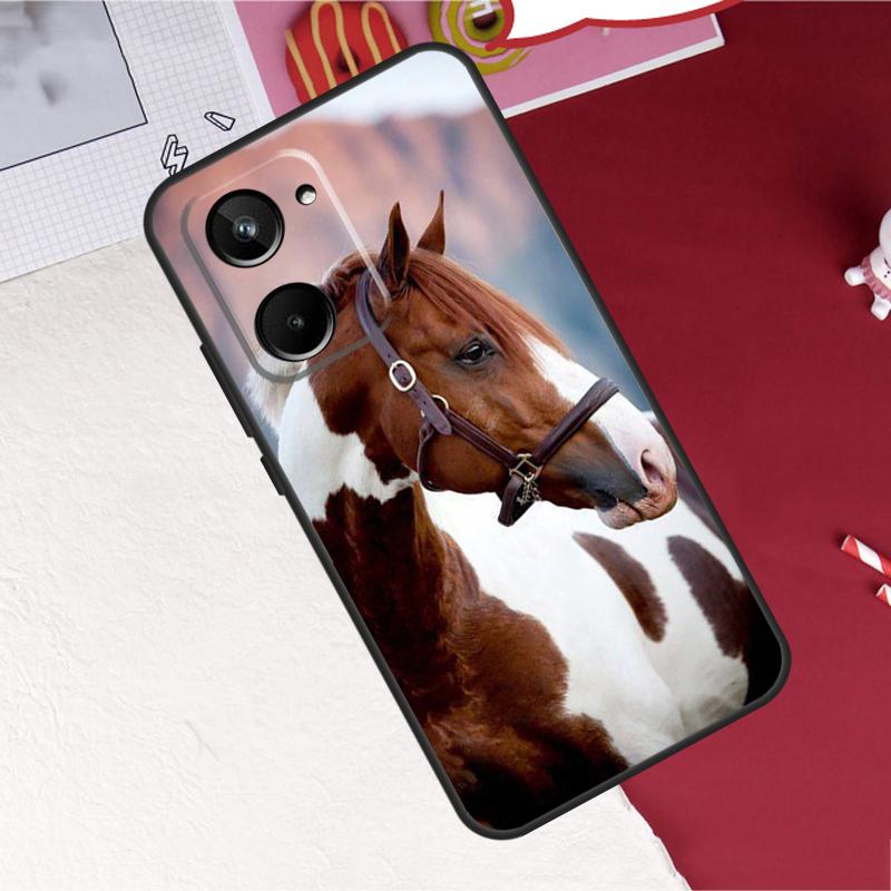 Животное Конь Для Realme 10 11 12 13 14 Pro Plus GT6 GT7 15 Pro C61 C67 C63 C71 C55 C51 C65 C53 C75 Чехол