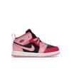 Air 1 Mid TD Coral Chalk Baby Sneakers Pink Rush-Pink Black 640735-662