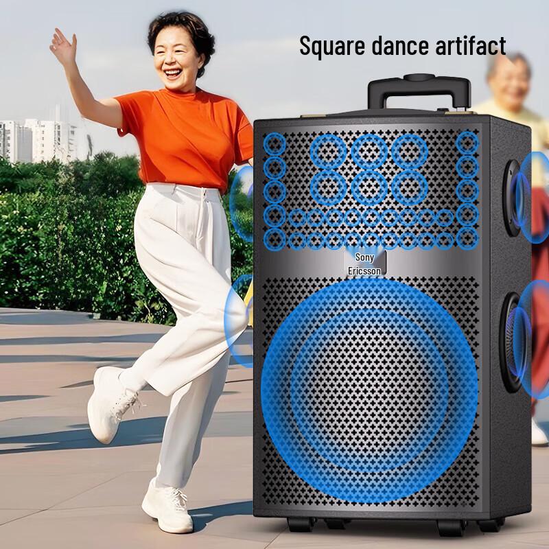 Soaiy X68(B) 15-inch Portable KTV Speaker CN plug (adapter included)