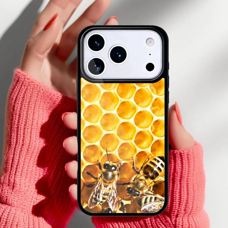 Чехол для телефона в стиле пчеловодства и медоносных пчел для iPhone 17 16 15 14 13 Pro Max Задняя крышка для 12 11 Pro Coque