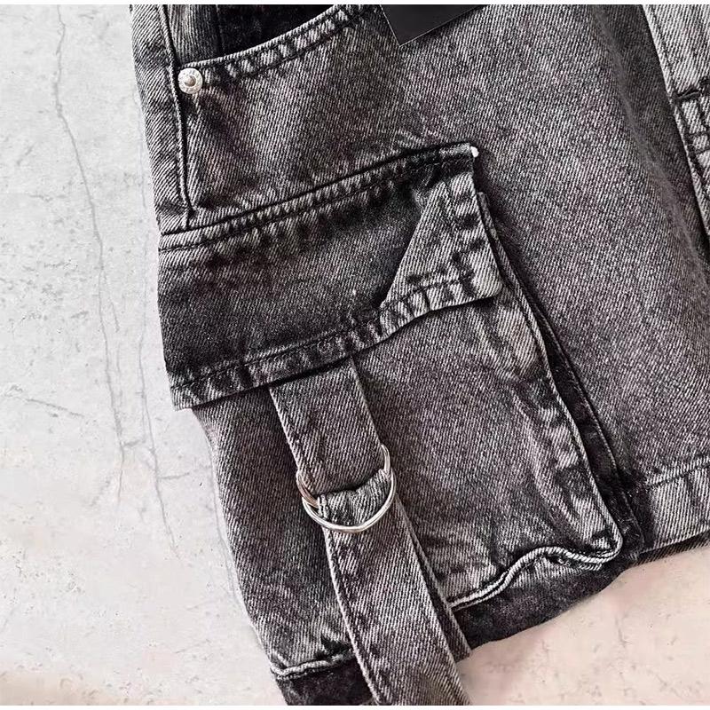 Юбка из денима в стиле ретро Y2K Harajuku Goth Short Skirt Черная мини-юбка с низкой талией Повседневная весна-лето Сексуальная облегающая юбка на бедрах