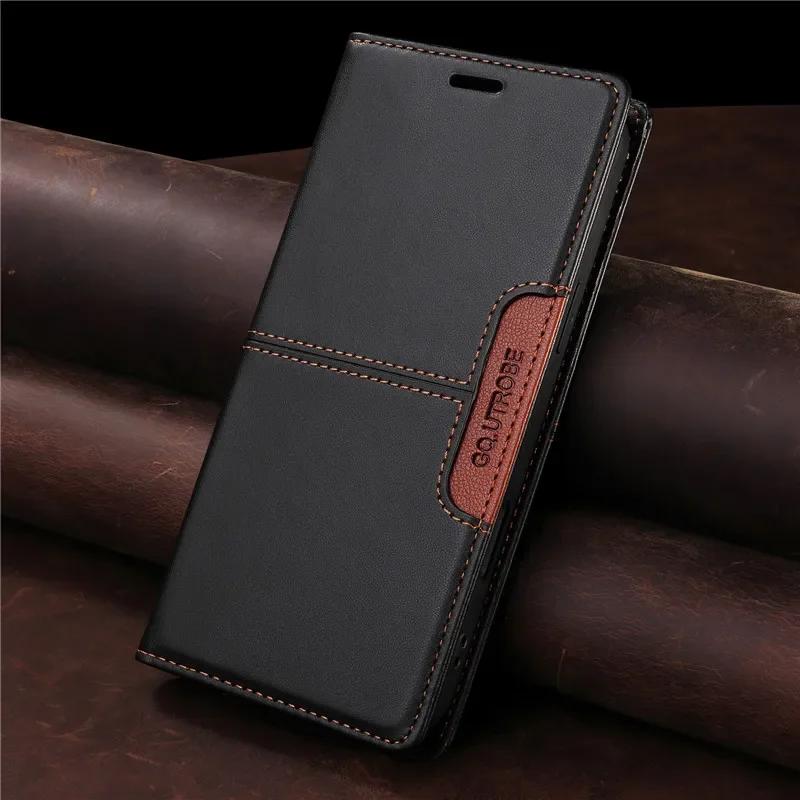 Противоугонный кожаный чехол-книжка для Xiaomi Redmi Note 10 Pro 10S 10T Lite Note10 5G Coque Роскошный кошелек Магнитные чехлы для телефонов