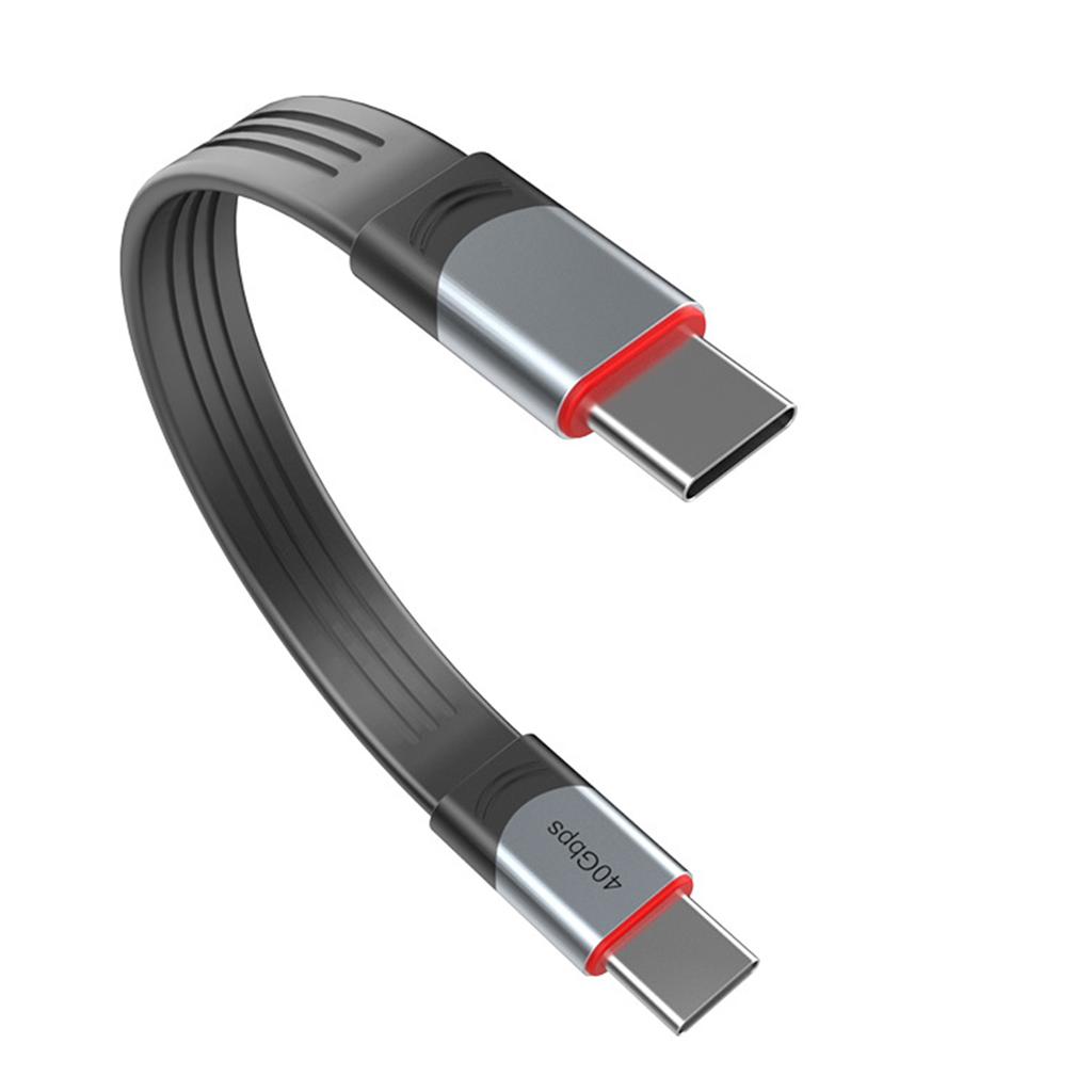 Кабель Type-C — USB-C 40 Гбит/с 15 см Type C — C Папа PD 100 В Кабель для быстрой зарядки Специально для игрового планшета телефона