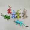 6Pcs Small Plastic Lizard Toys Simulation Reptile Animals Figures Early Educational Kids Classroom Rewards Prizes Party Supplies