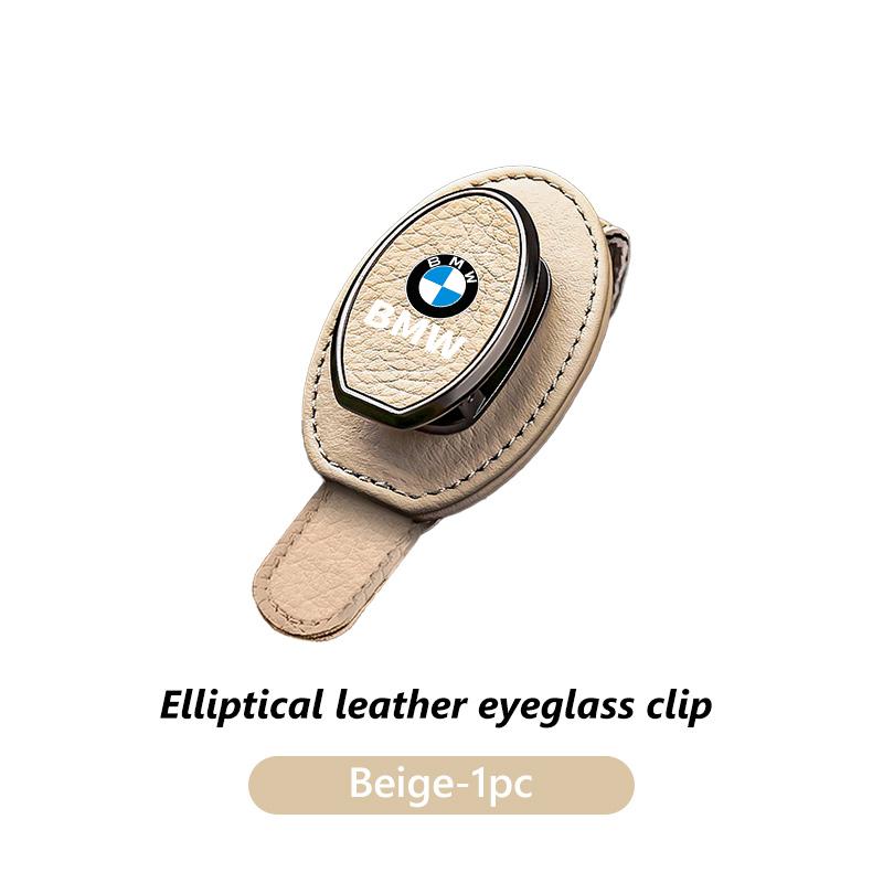 drswk4 3D Car Visor Glasses Clip Leather Logo Sunglasses Holder Magnetic Glasses Case For BMW E90 E60 E46 E39 F30 F10 E87 X3 X4 X5 X1