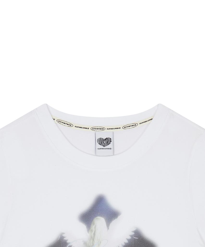 LUVISTRUE El Cross Fairy Graphic Tee(White)