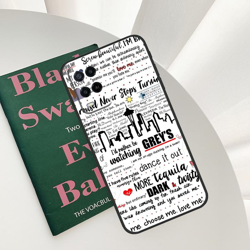 Greys Anatomy For OPPO A5 A6 Pro A15 A17 A77 A16 A76 A96 A18 A38 A58 A78 A98 A54 A74 A94 A40 A60 A80 Case