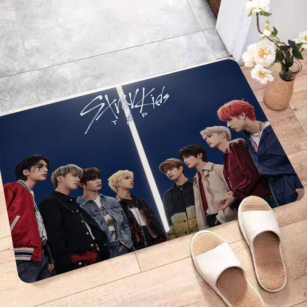Модный S-Stray Kpop K-Kids Ковер в прихожую Моющийся Нескользящий Коврик для гостиной, зоны дивана и кресел Кухонный Коврик для прихожей Ковер