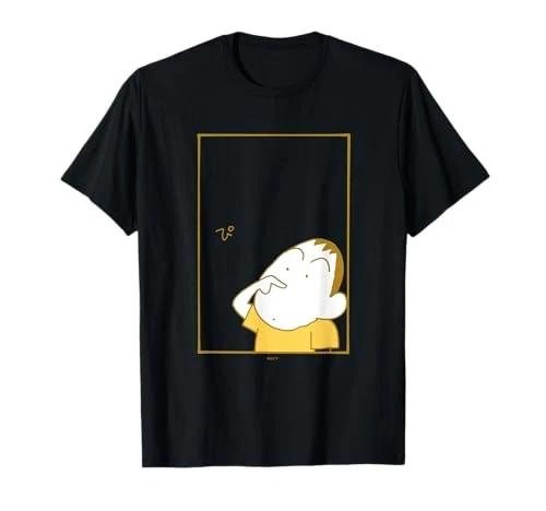 2026 Summer Comic Form Crayon Shinchan Image 100 Cotton Printed Oversize Casual Tshirt Adult Children Parentchild Top y2k