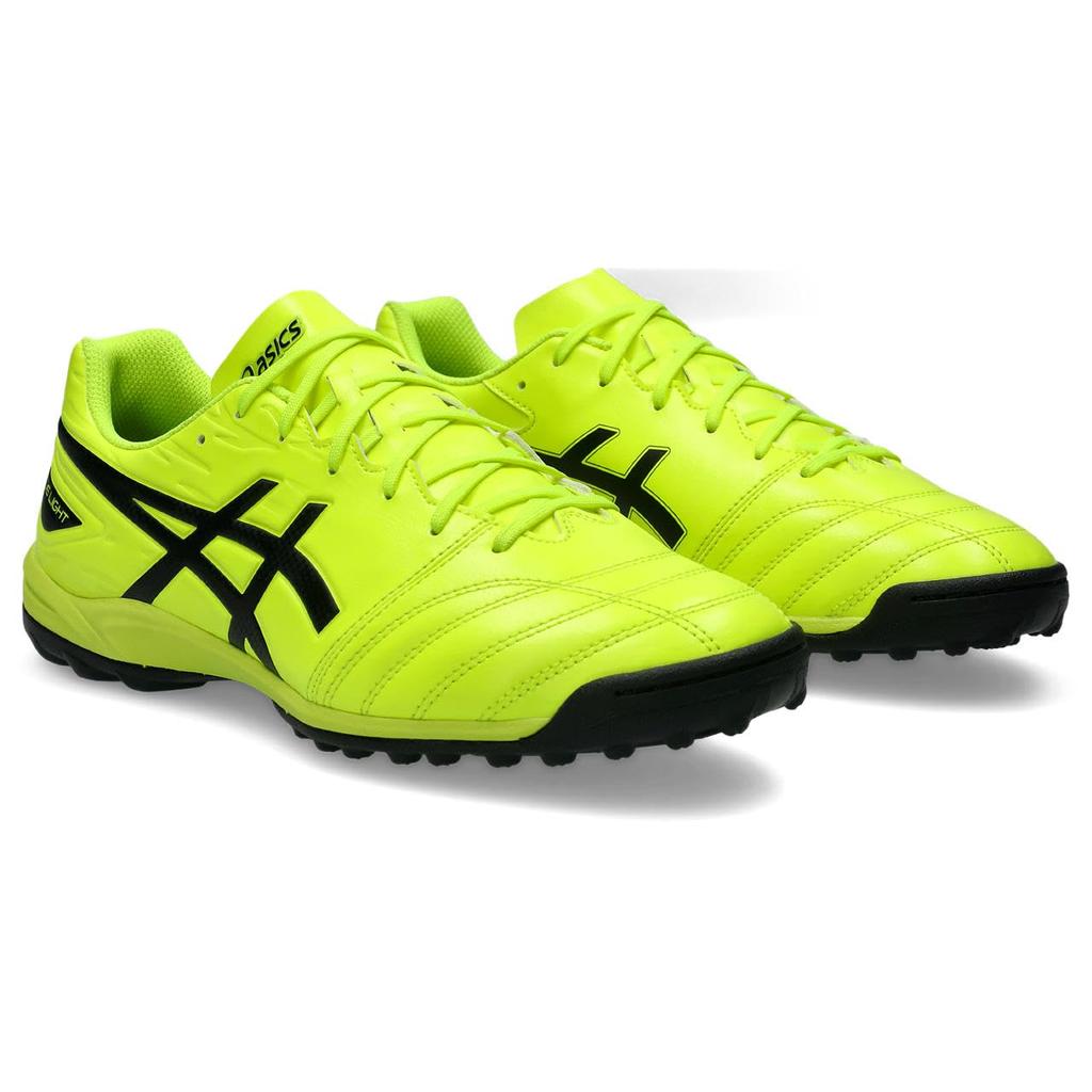 Asics DS LIGHT CLUB TF 1103A112 Soccer Unisex Size 750 Size 3E Shoes, Adult, (Safety Yellow/Black), 25.0 Cm,